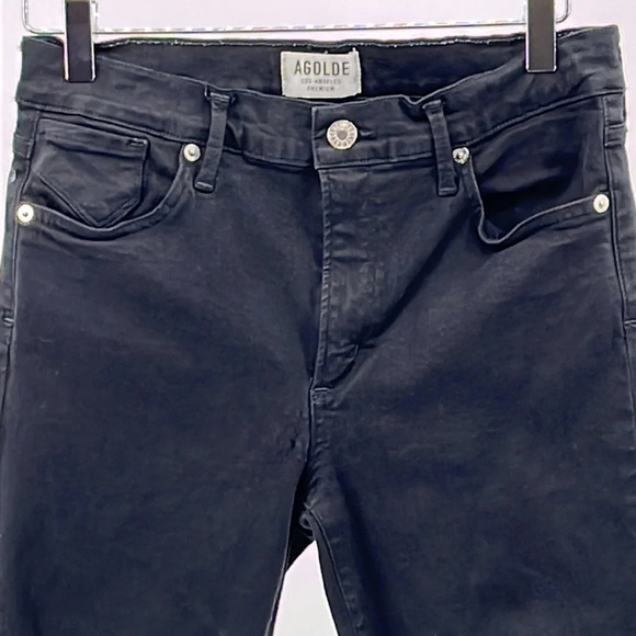 Agolde Filter Free Skinny Jeans in Black - Size 29 - Picture 3 of 8